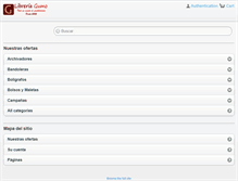 Tablet Screenshot of libreriagumo.com